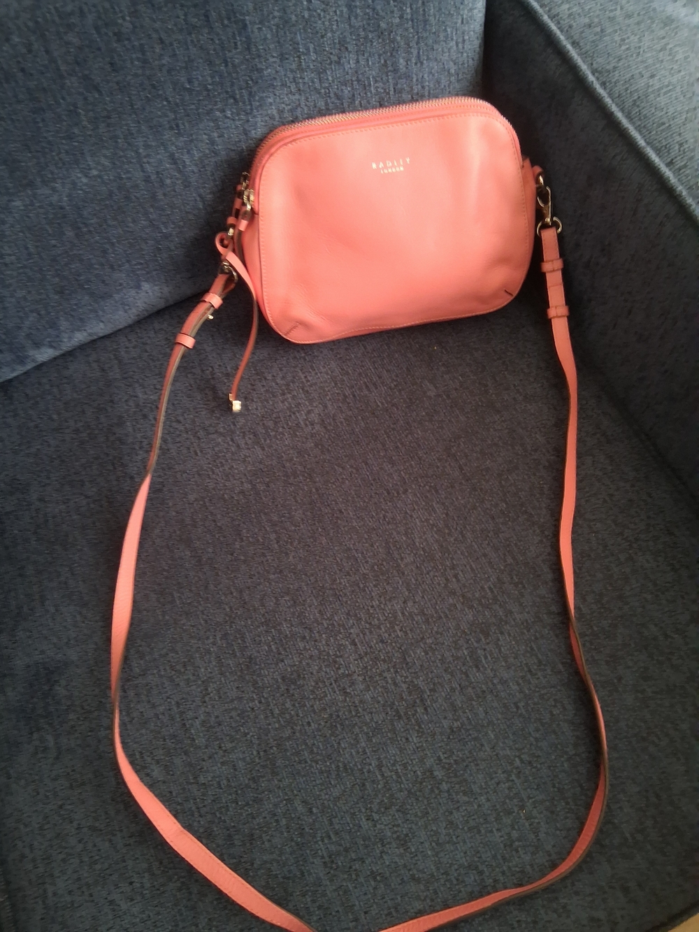 RADLEY LONDON Coral-Pink Leather Crossbody Bag - Picture 2 of 16